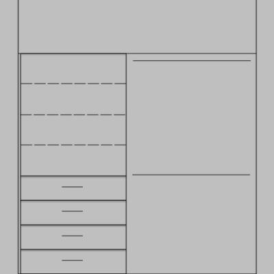 1200 1500 2 Door Deluxe Robe 